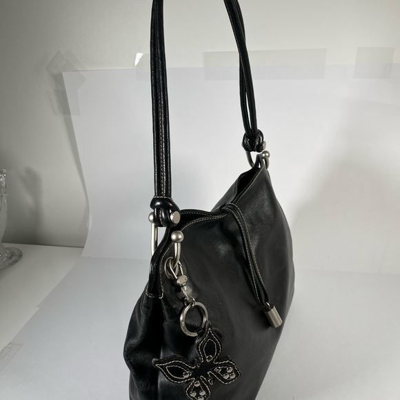 Vakko Genuine Leather Black Sholder Women Bag - Picture 6 of 15
